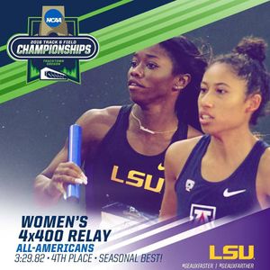Image post by @lsutrackfield on Instagram