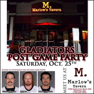 Image post by @atlgladiators on Instagram