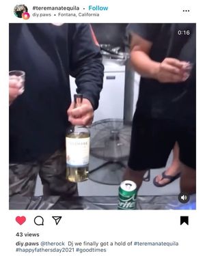 Image post by @therock on Instagram