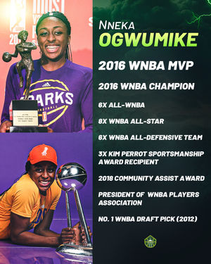 Image post by @seattlestorm on Instagram