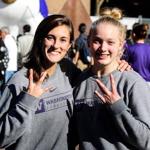 Image post by @uwgymnastics on Instagram