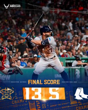 Image post by @astros on Twitter