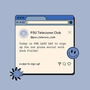 Image post by @psu_telecom_club on Instagram