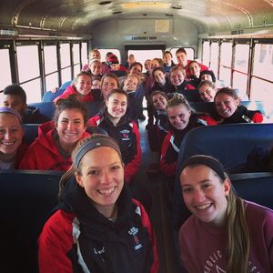Image post by @catholicu_wlax on Instagram