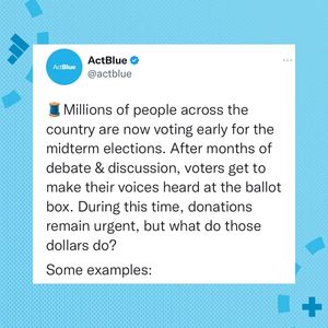 Image post by @actblueorg on Instagram