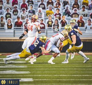 Image post by @ndfootball on Instagram