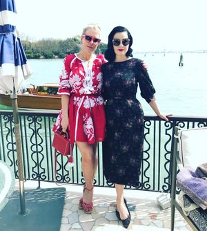 Image post by @ditavonteese on Instagram