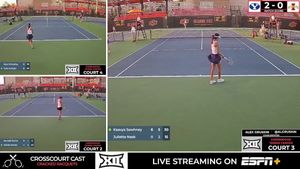 Video post by @byuwtennis on Twitter