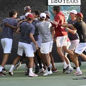 Image post by @uscmenstennis on Instagram