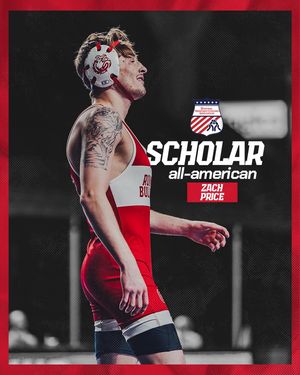Image post by @gwuwrestling on Instagram