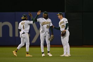 Image post by @Athletics on Twitter