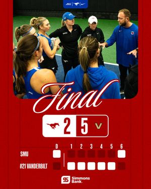 Image post by @SMUWTennis on Twitter