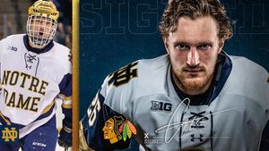 Image post by @nd_hockey on Instagram