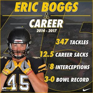 Image post by @appstate_fb on Instagram