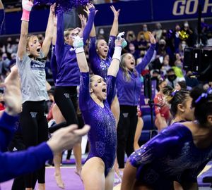 Image post by @uwgymnastics on Instagram