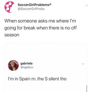 Image post by @soccergrlprobs on Instagram