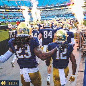 Image post by @ndfootball on Instagram