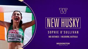 Image post by @UWTrack on Twitter