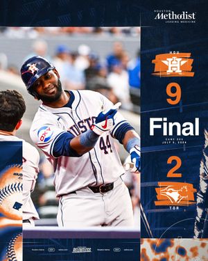 Image post by @astros on Twitter