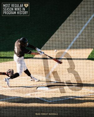 Image post by @WakeBaseball on Twitter