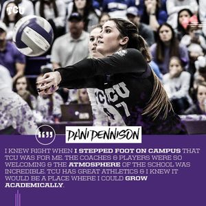 Image post by @tcuvolleyball on Instagram