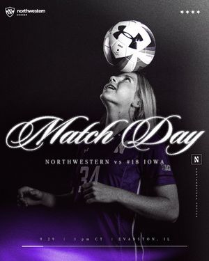 Image post by @NUWSoccer on Twitter