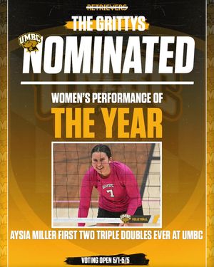 Image post by @umbcvolleyball on Instagram