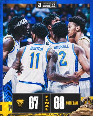 Image post by @pitt_mbb on Twitter