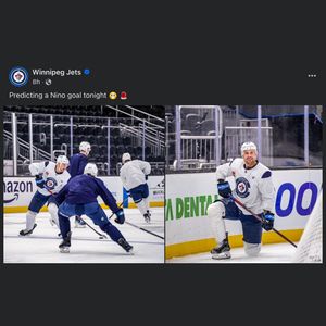 Image post by @NHLJets on Twitter