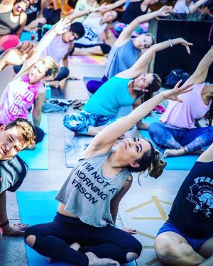 Image post by @yogapartylive on Instagram