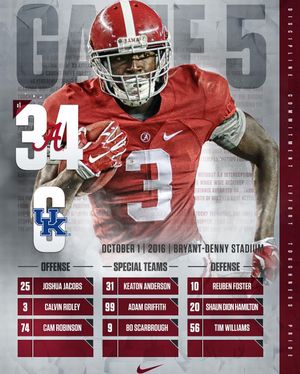 Image post by @alabamafbl on Instagram
