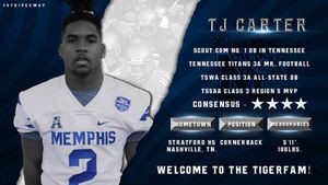 Image post by @memphisfootball on Instagram