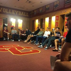 Image post by @uscmensvolley on Instagram