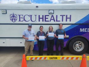 Image post by @ECUHealthMedicalCenter on Facebook