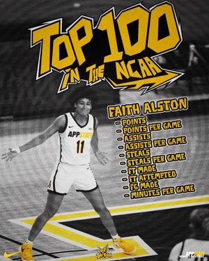 Image post by @AppStateWBB on Twitter