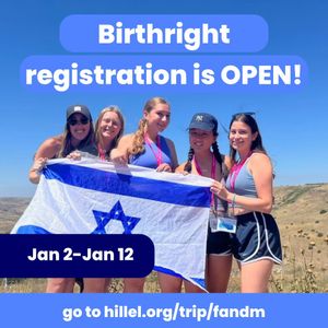 Image post by @fandm_hillel on Instagram