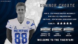 Image post by @memphisfootball on Instagram