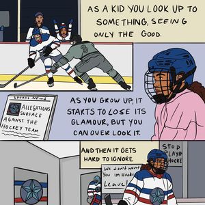 Image post by @arsonandhockey on Instagram