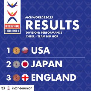 Image post by @cheer_japan on Instagram