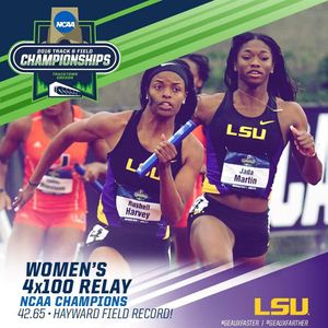 Image post by @lsutrackfield on Instagram