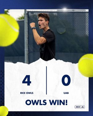 Image post by @ricemtennis on Instagram