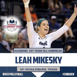 Image post by @ricevolleyball on Instagram