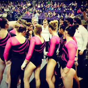 Image post by @uwgymnastics on Instagram