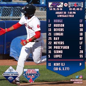 Image post by @salemredsox on Instagram