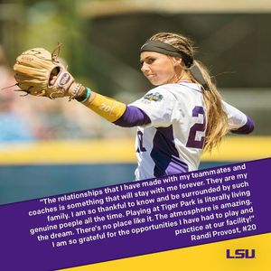 Image post by @lsusoftball on Instagram