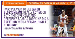 Image post by @clemsonmbb on Instagram