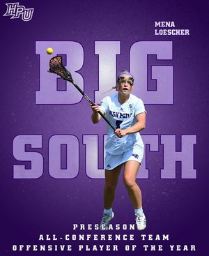 Image post by @HighPointUniversityWomensLacrosse on Facebook