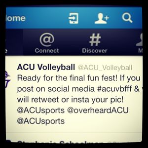 Image post by @acu_volleyball on Instagram