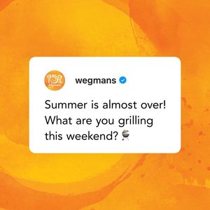 Image post by @wegmans on Instagram