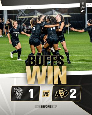 Image post by @CUBuffsSoccer on Twitter